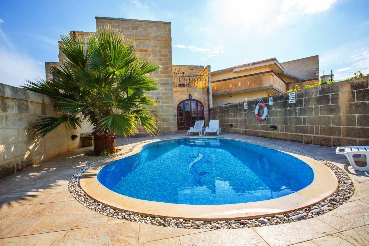 Il-Veduta Holiday Farmhouse With Sunny Private Pool In Island Of Gozo Għarb Kültér fotó