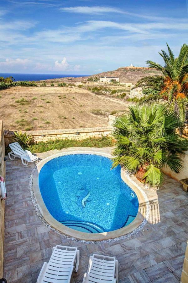 Il-Veduta Holiday Farmhouse With Sunny Private Pool In Island Of Gozo Għarb Kültér fotó